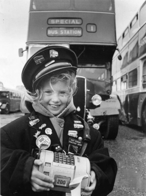 Amanda Kenny at Bus Museum Open Day 1988
